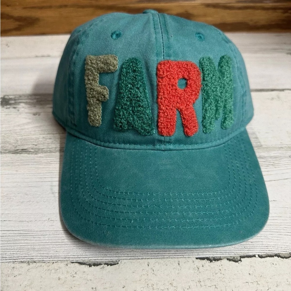 Farm Girl Distressed Strap Back Adjustable Baseball Hat Cap Dusty‎ Green New!